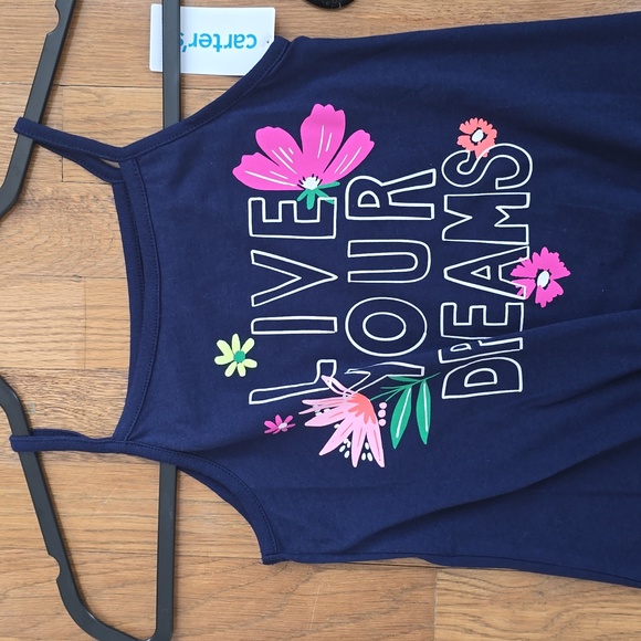 CARTER'S AND THEREABOUTS GIRLS TANK TOP BUNDLE SIZE SMALL 7 - Picture 3 of 11